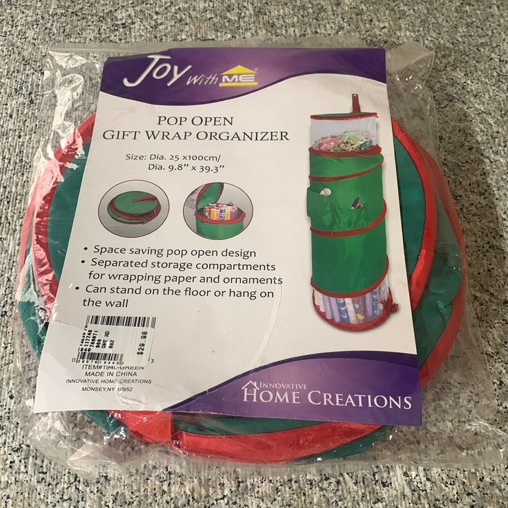 Gift Wrap Organizer